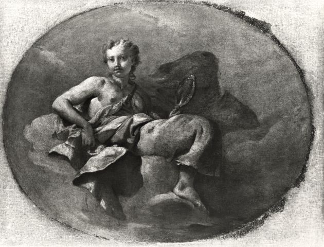 Anonimo — Tiepolo Giovanni Battista - seguace - sec. XVIII - Allegoria della Prudenza — insieme